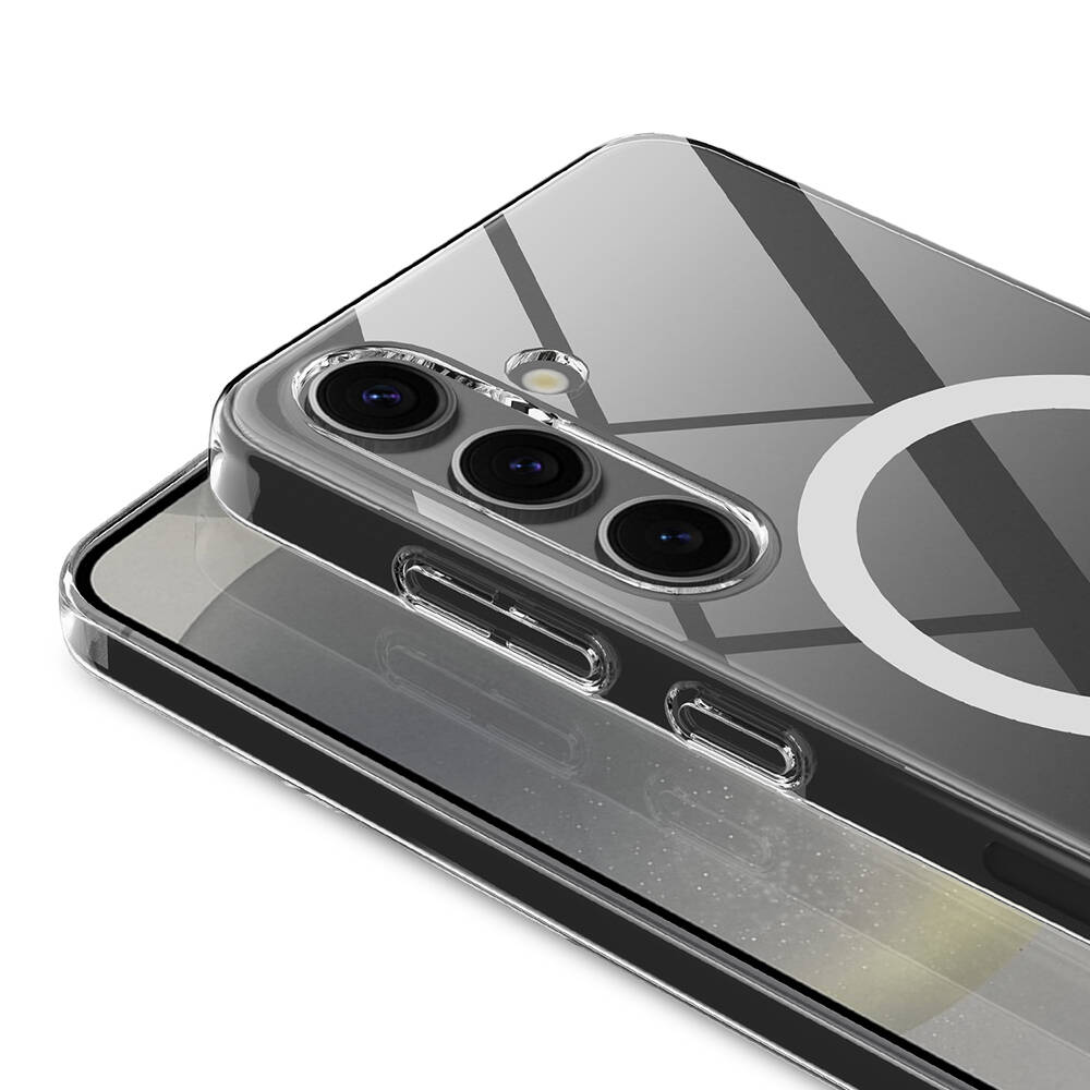 Samsung Galaxy S25 Uyumlu Kılıf Kamera Korumalı Magsafe Sert PC Zore Porto Kapak - 3