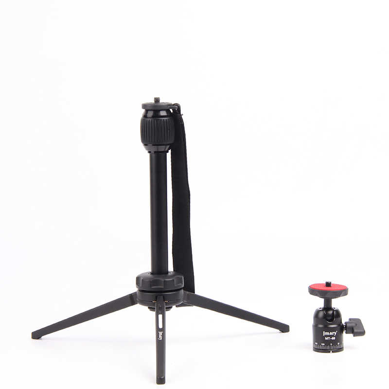 Jmary MT-68 Profesyonel Tripod 360 Derece Dönebilen Başlık 2 Kademeli Yükseklik 39.5 cm - 1
