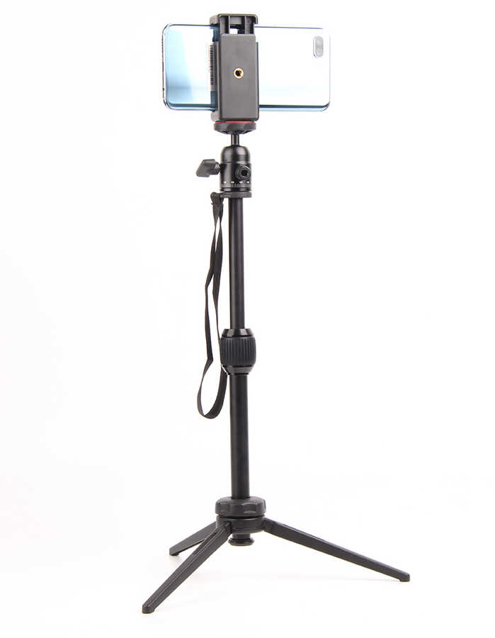 Jmary MT-68 Profesyonel Tripod 360 Derece Dönebilen Başlık 2 Kademeli Yükseklik 39.5 cm - 4