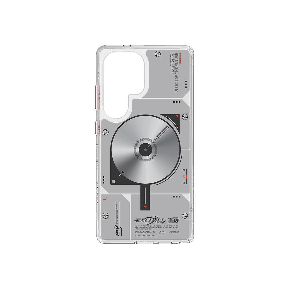 Samsung Galaxy S25 Ultra Uyumlu Kılıf Magsafe Şarj Özellikli Disk Desenli Airbag Tasarımlı Skinarma Nova Kapak - 2