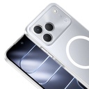 Tecno Spark 50 4G Kamera Korumalı M-Safe Şarj Özellikli Şeffaf Zore London Sert PC Kapak - 2