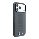 Apple iPhone 18 Pro Uyumlu Kılıf BMW Orjinal Lisanslı M-safe Şarj Özellikli PU Delikli Metal M Logolu Kapak - 3