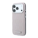 Apple iPhone 18 Pro Uyumlu Kılıf Karl Lagerfeld Orjinal Lisanslı M-safe Şarj Özellikli KL Yazılı Hot Stamp Kapak - 1