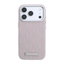 Apple iPhone 18 Pro Uyumlu Kılıf Karl Lagerfeld Orjinal Lisanslı M-safe Şarj Özellikli KL Yazılı Hot Stamp Kapak - 2