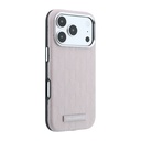 Apple iPhone 18 Pro Uyumlu Kılıf Karl Lagerfeld Orjinal Lisanslı M-safe Şarj Özellikli KL Yazılı Hot Stamp Kapak - 3