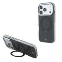 Apple iPhone 18 Pro Uyumlu Kılıf Mercedes Benz Orjinal Lisanslı M-safe Şarj Özellikli 360 Derece Dönebilen Standlı Metal Logolu Sert PC Kapak - 1