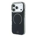 Apple iPhone 18 Pro Max Uyumlu Kılıf Mercedes Benz Orjinal Lisanslı M-safe Şarj Özellikli Saydam Yüzey İkonik 3D Metal Logolu Kapak - 3
