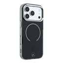 Apple iPhone 18 Pro Max Uyumlu Kılıf Mercedes Benz Orjinal Lisanslı M-safe Şarj Özellikli Saydam Yüzey İkonik 3D Metal Logolu Kapak - 5