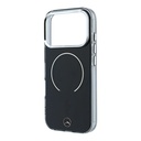Apple iPhone 18 Pro Max Uyumlu Kılıf Mercedes Benz Orjinal Lisanslı M-safe Şarj Özellikli Saydam Yüzey İkonik 3D Metal Logolu Kapak - 7