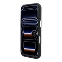 Apple iPhone 18 Pro Uyumlu Kılıf Karl Lagerfeld Orjinal Lisanslı M-safe Şarj Özellikli KHEAD Metal Logolu PU Grained Deri Kapak - 4
