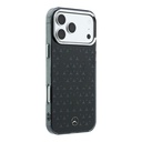 Apple iPhone 18 Pro Uyumlu Kılıf Mercedes Benz Orjinal Lisanslı M-safe Şarj Özellikli Çift Katmanlı Yıldız Desenli Sert PC Kapak - 3