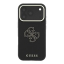 Apple iPhone 18 Pro Uyumlu Kılıf Guess Orjinal Lisanslı PU Yazı ve 4G Büyük Metal Logolu Kapak - 2