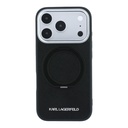Apple iPhone 18 Pro Uyumlu Kılıf Karl Lagerfeld Orjinal Lisanslı M-Safe Şarj Özellikli Metal Logolu PU Saffiano 360 Derece Dönebilen Standlı Kapak - 2