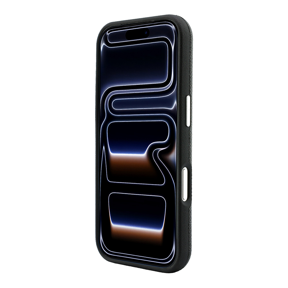 Apple iPhone 18 Pro Max Uyumlu Kılıf Karl Lagerfeld Orjinal Lisanslı M-safe Şarj Özellikli KHEAD Metal Logolu PU Grained Deri Kapak - 4