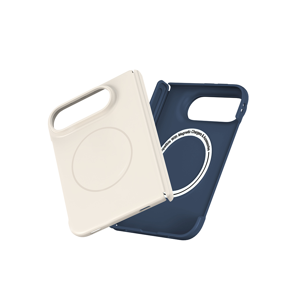 Apple iPhone Duo Uyumlu Kılıf M-safe Şarj Özellikli Wlons Frego Kapak - 1