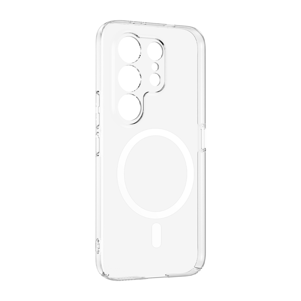 Tecno Camon 50 Uyumlu Kamera Korumalı M-Safe Şarj Özellikli Şeffaf Zore London Sert PC Kapak - 1