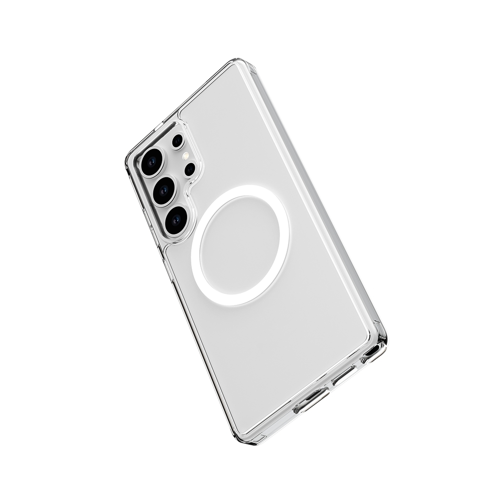 Samsung Galaxy S25 Ultra Uyumlu Kılıf Magsafe Şarj Özellikli Raptic Crystal Magsafe Serisi Şeffaf Kapak - 2