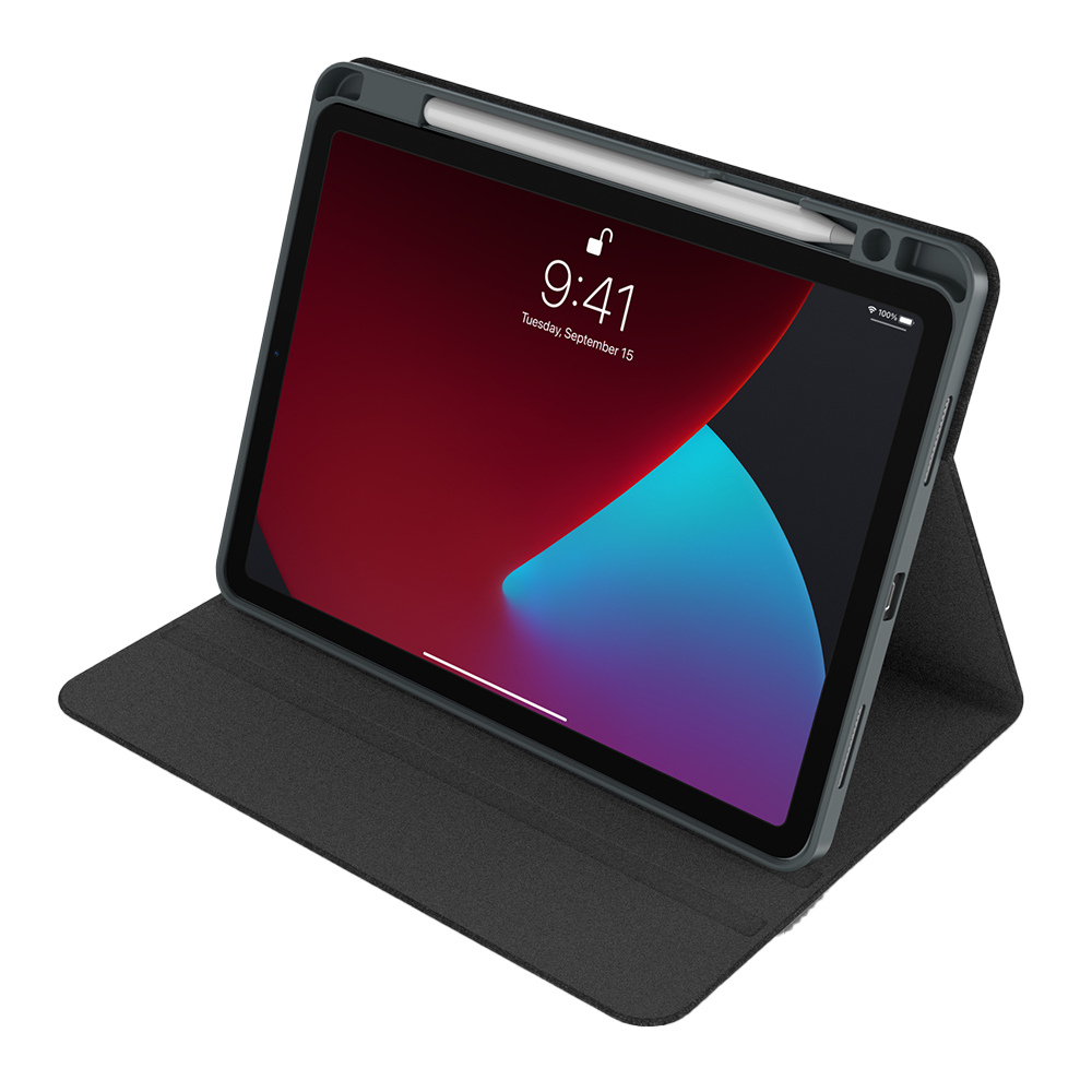 Apple iPad Pro 12.9 2022 M2 Uyumlu Raptic Smartstyle Kalem Bölmeli Standlı Kılıf - 1