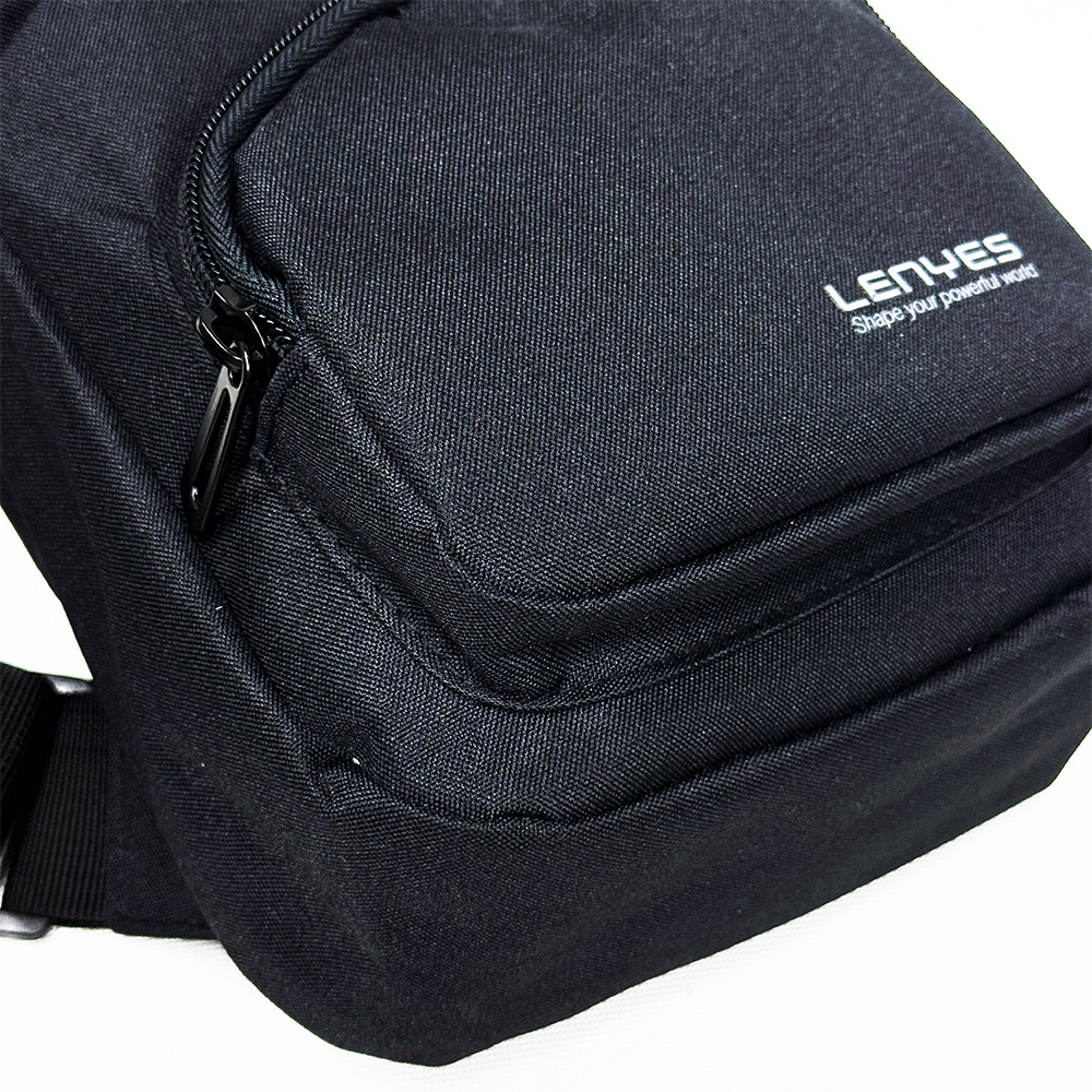 Lenyes LB526 Urus Serisi Su Geçirmez Polyester Kumaş Ayarlanabilir Omuz Askılı Çapraz Vücut Çantası - 1