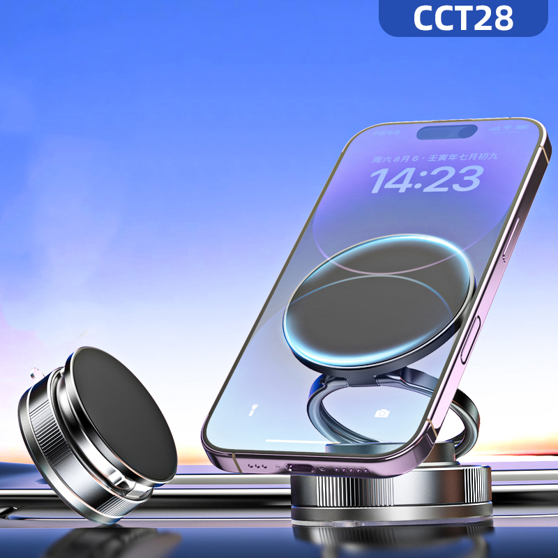 Zore T28 Vakum Özellikli 360 Derece Dönebilen Magnetik Telefon Tutucu - 9