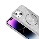 Apple iPhone 14 Uyumlu Kılıf Magsafe Şarj Özellikli Parlayan Simli Zore Okso Kapak - 9