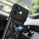 Oppo A3 Kılıf Magnetik Standlı Kamera Korumalı Zore Sürgülü Vega Kapak - 3