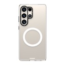 Samsung Galaxy S25 Ultra Uyumlu Kılıf Magsafe Şarj Özellikli Cam Arka Yüzey TPU Youngkit Gemstone Serisi Kapak - 3