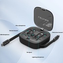Lenyes LB603 6in1 Type-C to Type-C Kablolu 60W Çevirici Adaptör Seti Standlı Saklama Kutusu - 2