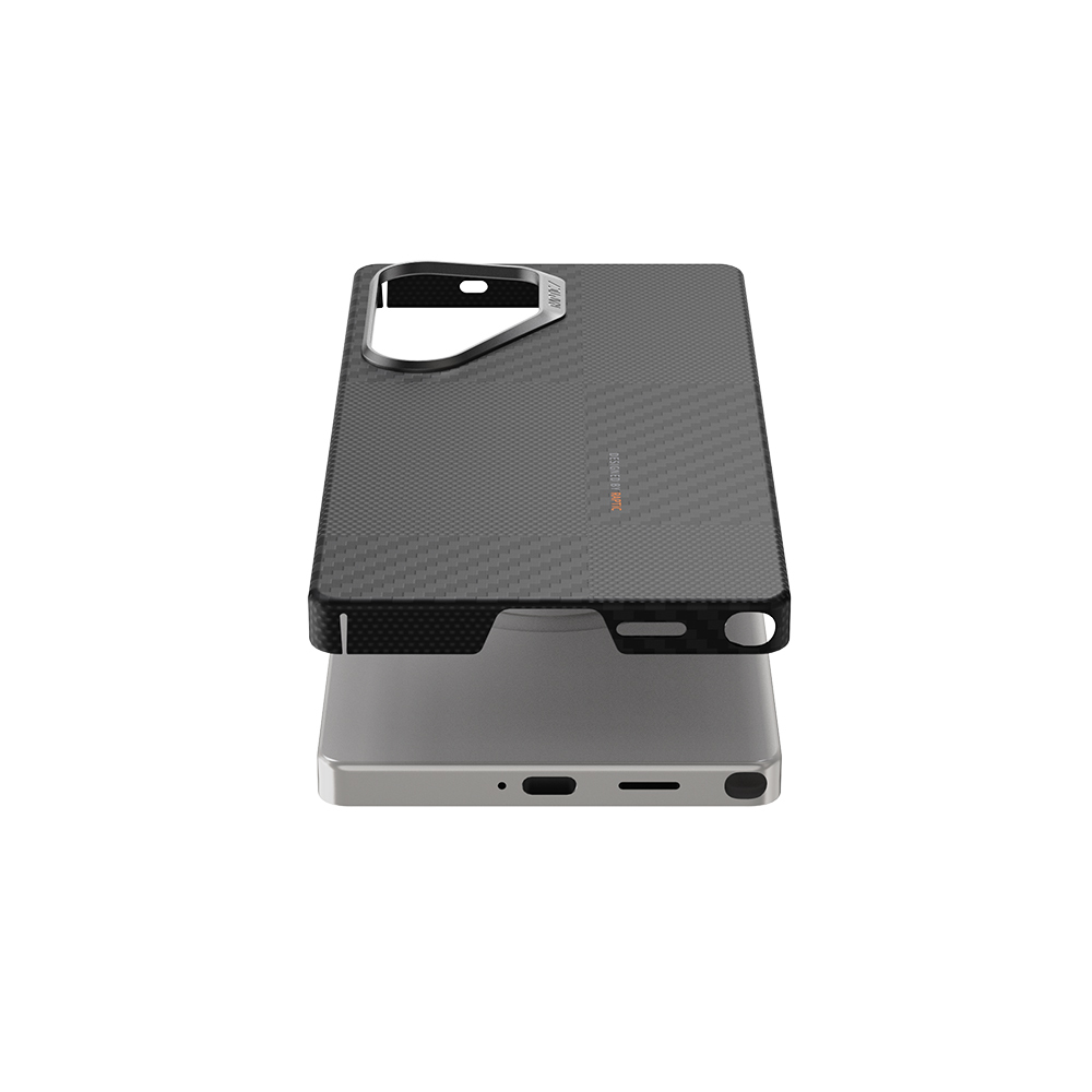 Samsung Galaxy S25 Ultra Uyumlu Kılıf Magsafe Şarj Özellikli 600D Metal Kamera Çerçeveli Raptic Aramid Fiber Croxx Mondrian Serisi Kapak - 3