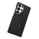 Samsung Galaxy S25 Ultra Uyumlu Kılıf Magsafe Şarj Özellikli 600D Metal Kamera Çerçeveli Raptic Aramid Fiber Croxx Mondrian Serisi Kapak - 4