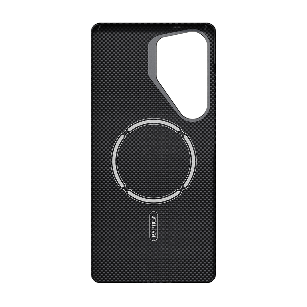 Samsung Galaxy S25 Ultra Uyumlu Kılıf Magsafe Şarj Özellikli 600D Metal Kamera Çerçeveli Raptic Aramid Fiber Croxx Mondrian Serisi Kapak - 5