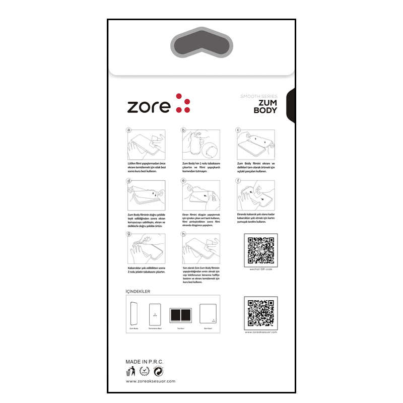Apple Apple iPhone 16 Pro Uyumlu Zore Arka Zum Body Ekran Koruyucu - 1