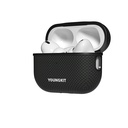 Apple Airpods Pro Uyumlu Kılıf Magsafe Şarj Özellikli Aramid Fiber Youngkit 1500D Kevlar Extreme Wing Serisi Kapak - 3