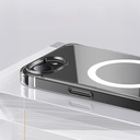 Apple iPhone 16 UyumluE Kılıf Magsafe Şarj Özellikli Şeffaf Sert PC Zore Embos Kapak - 1