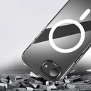 Apple iPhone 16 UyumluE Kılıf Magsafe Şarj Özellikli Şeffaf Sert PC Zore Embos Kapak - 2