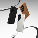 Samsung Galaxy S24 Ultra Uyumlu Kılıf Magsafe Şarj Özellikli Basit Mat Deri Desenli Youngkit Tech Fashion Serisi Kapak - 10