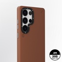 Samsung Galaxy S25 Ultra Uyumlu Kılıf Magsafe Şarj Özellikli Basit Mat Deri Desenli Youngkit Tech Fashion Serisi Kapak - 4