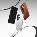 Samsung Galaxy S25 Ultra Uyumlu Kılıf Magsafe Şarj Özellikli Basit Mat Deri Desenli Youngkit Tech Fashion Serisi Kapak - 10