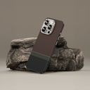 Apple iPhone 15 Pro Uyumlu Kılıf Magsafe Şarj Özellikli Karbon Fiber Tasarımlı Benks Prestige ArmorPro Kevlar Kapak - 4