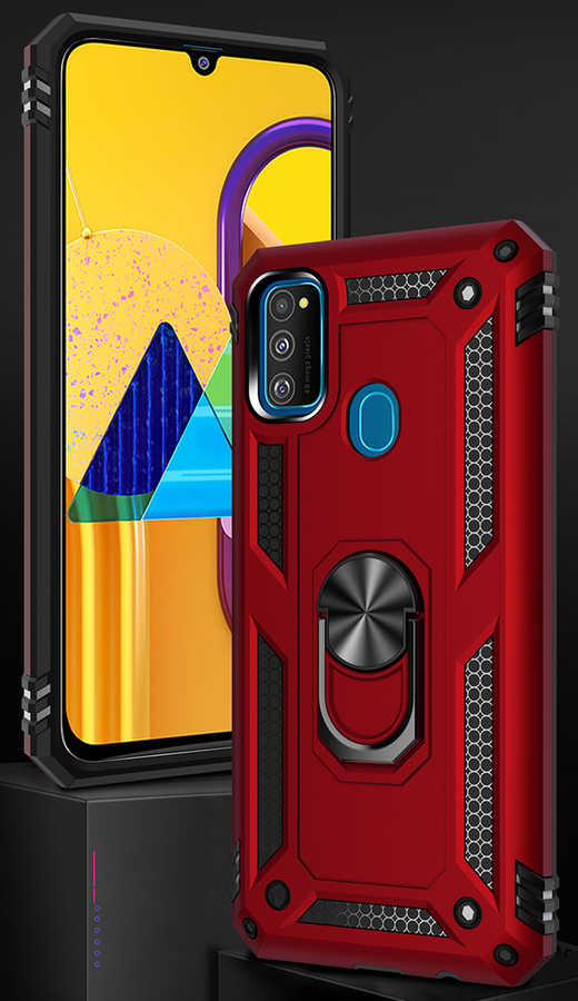 Samsung Galaxy M30S Uyumlu Kılıf Zore Vega Kapak - 5