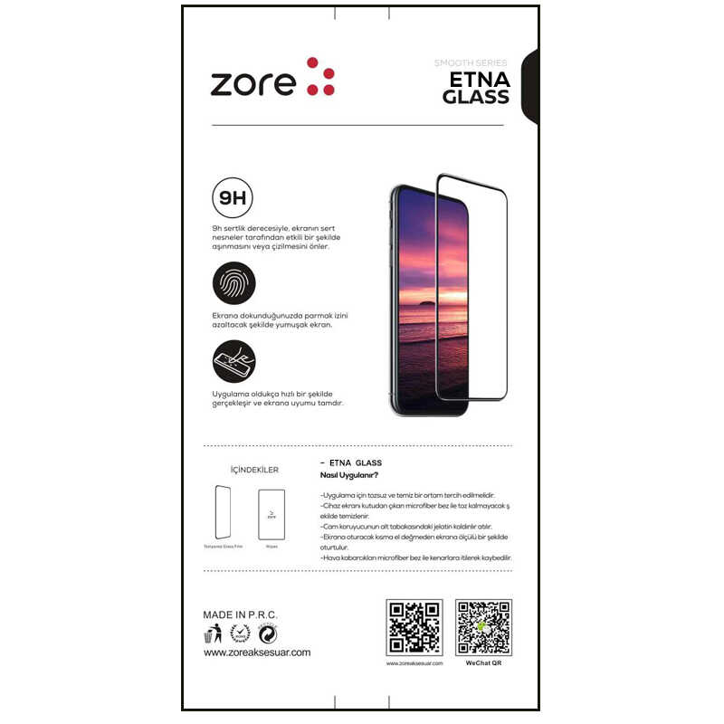 Apple iPhone 16E Uyumlu Zore Etnaa Cam Ekran Koruyucu - 3