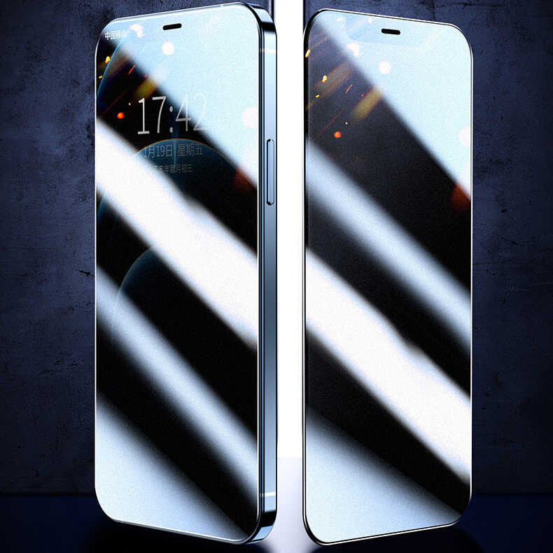 Apple iPhone 16E Uyumlu Zore Rika Premium Privacy Temperli Cam Ekran Koruyucu - 4