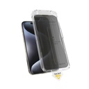 Apple iPhone 16E Uyumlu Wiwu Wi-SQ009 Easy Install iPrivacy 360° Anti-Peep Oleofobik Temperli Cam Ekran Koruyucu + Kolay Uygulama Aparatlı - 3