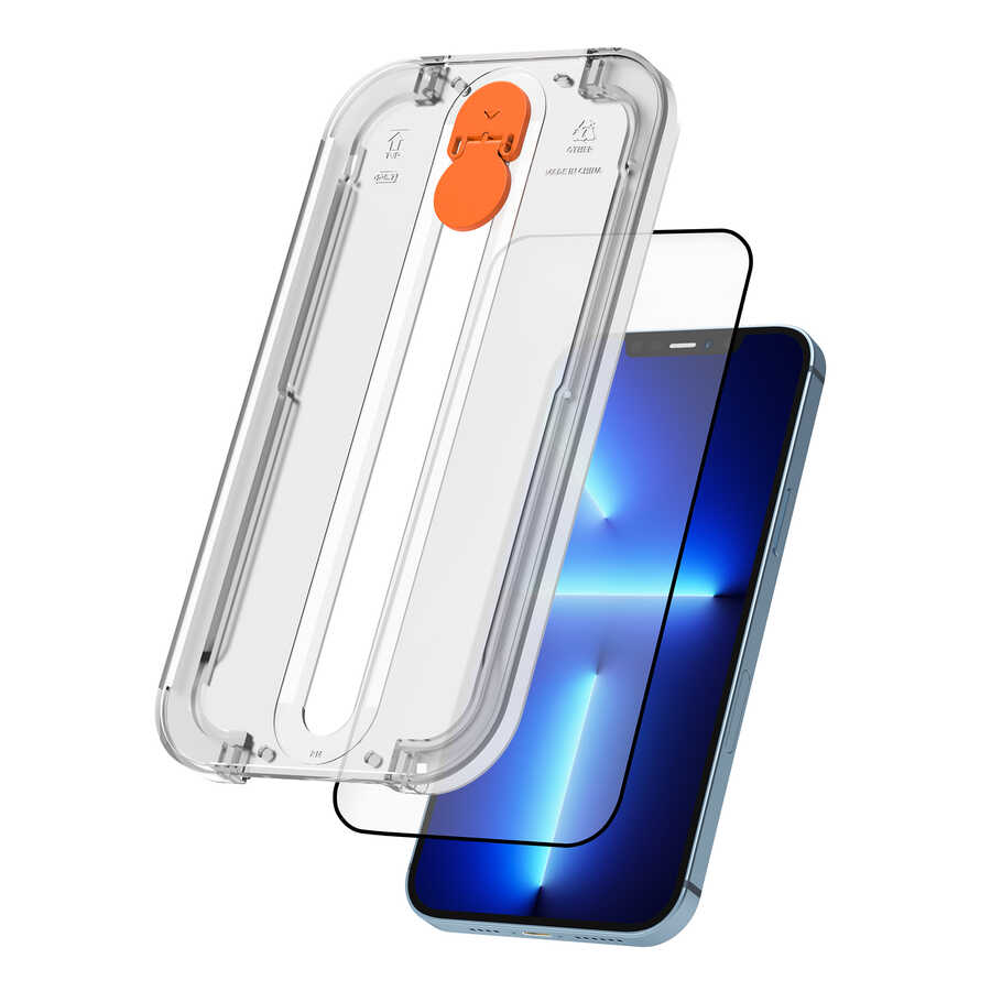 Apple iPhone 16E Uyumlu Wiwu Easy İnstall iVista Super Hardness Ekran Koruyucu - 7