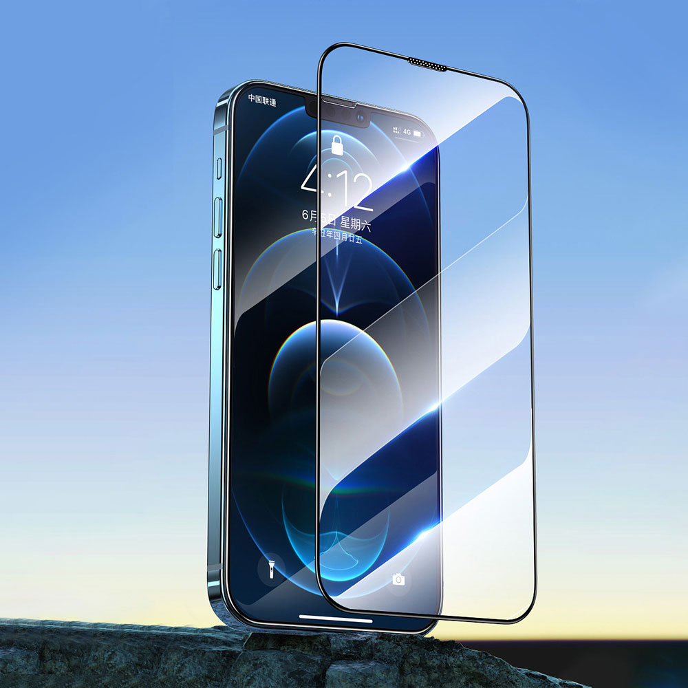 Apple iPhone 16E Uyumlu Wiwu CZ-003 Mavi Işık Teknolojili Hidrofobik ve Oleofobik Parlama Önleyici Cam Ekran Koruyucu - 5