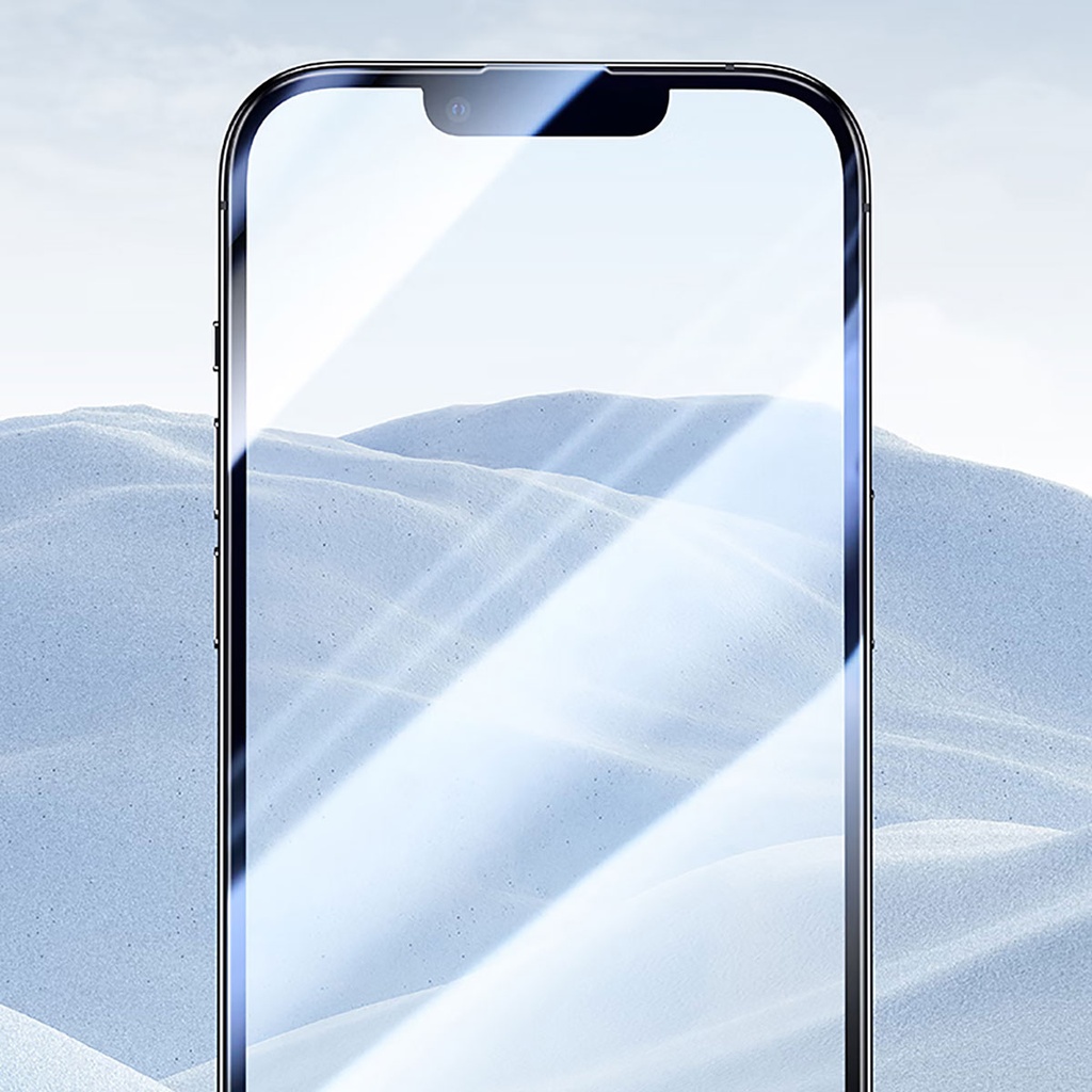 Apple iPhone 16E Uyumlu Wiwu CZ-003 Mavi Işık Teknolojili Hidrofobik ve Oleofobik Parlama Önleyici Cam Ekran Koruyucu - 9