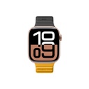 Apple Watch 10 46mm Uyumlu Amazingthing SilqLock Silikon Kordon Strap Kayış - 1