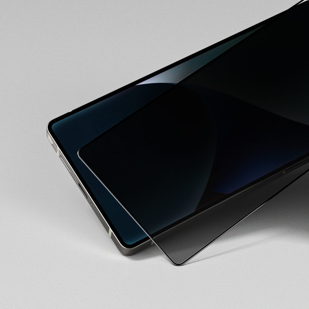 Samsung Galaxy S25 Uyumlu Amazingthing Radix Privacy Parmak İzi Bırakmayan Temperli Cam Ekran Koruyucu - 4