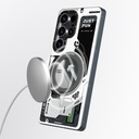 Samsung Galaxy S25 Ultra Uyumlu Kılıf Magsafe Şarj Özellikli Youngkit 360° Standlı Technology Serisi Kapak - 5