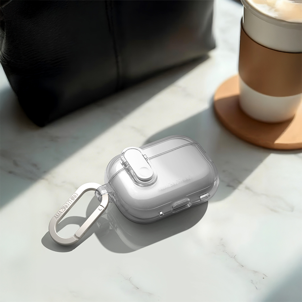 Apple Airpods Pro 2 Uyumlu Amazingthing Magnetik Kilit Tasarımlı Minimal Serisi Kılıf - 10